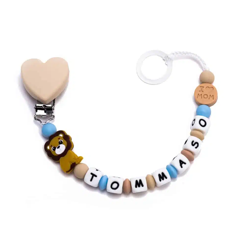 Catenella portaciuccio personalizzata con nome